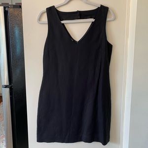 Banana Republic Linen Black Dress